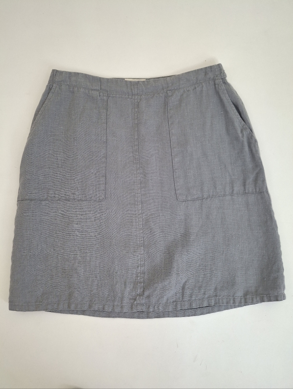 Jess Brown Linen Utility Mini Skirt